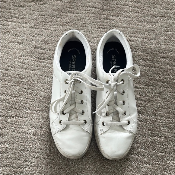 Sperry Shoes - Sperry Women's White Leather Top-sider Sneakers